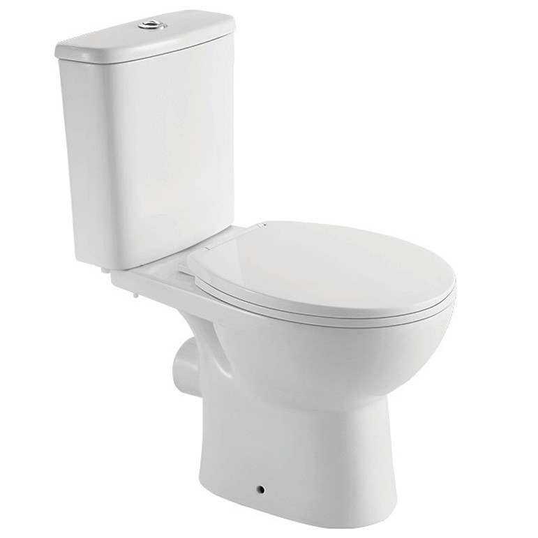 КОМПАКТ PRIMA B нижній., Гориз безобідковий з поліпропіленовим сидінням SOFT-CLOSE CT-PHB-PP, фото 1