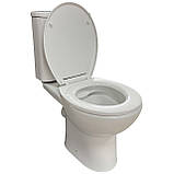 КОМПАКТ PRIMA B нижній., Гориз безобідковий з поліпропіленовим сидінням SOFT-CLOSE CT-PHB-PP, фото 8