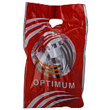 Набір для бачка унітаза OPTIMUM нижнім підв пласт 1/2" і зливним механізмом з однією кнопкою OPTI 0710, фото 6