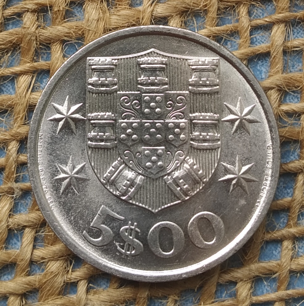 5 ескудо 1983 року. Португалiя, фото 1