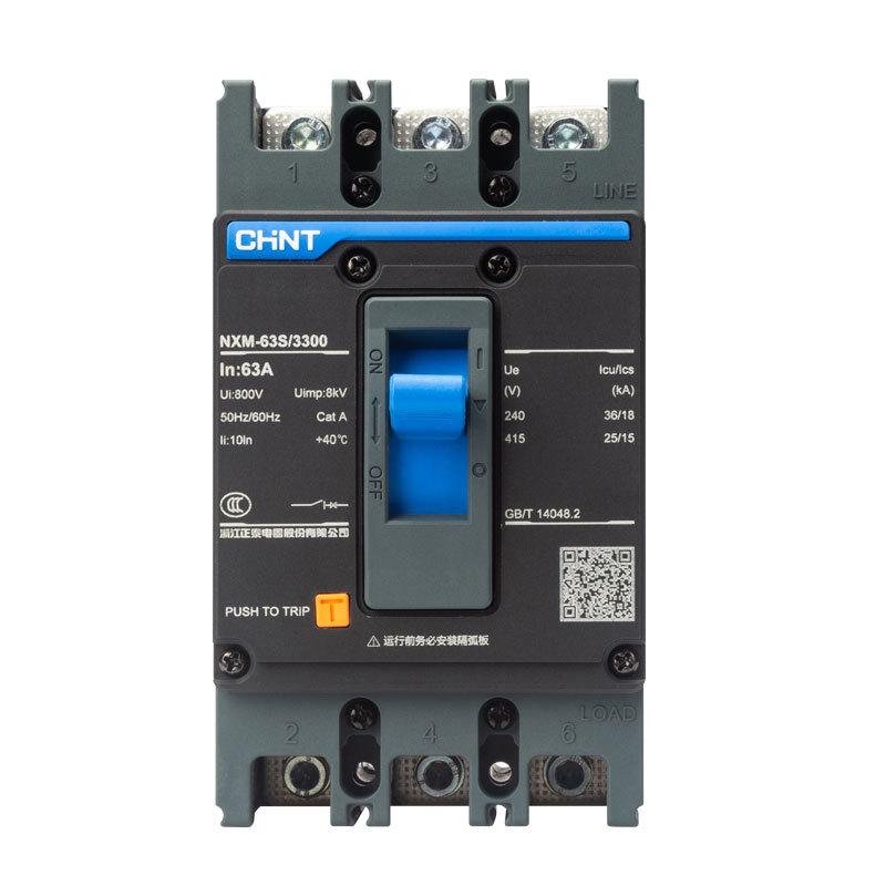 Автоматичний вимикач CHINT NXM-125S 3P 100A, фото 1