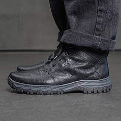 Чоловічі зимові черевики з натуральної шкіри