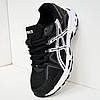 Жіночі зимові Термо Asics Gel-Kahana 8 Termo чорно-білі кросівки Асікс Гель Кахана теплі осінь зима, фото 5