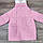 Куртка підліткова єврозима з трикотажним капюшоном і кишенями для дівчинки 8-14 років, рожевого кольору, фото 3