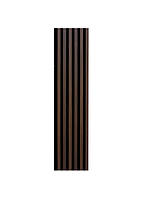 Стінова панель WOODLINE WL 2700х300 чорний/дуб темний