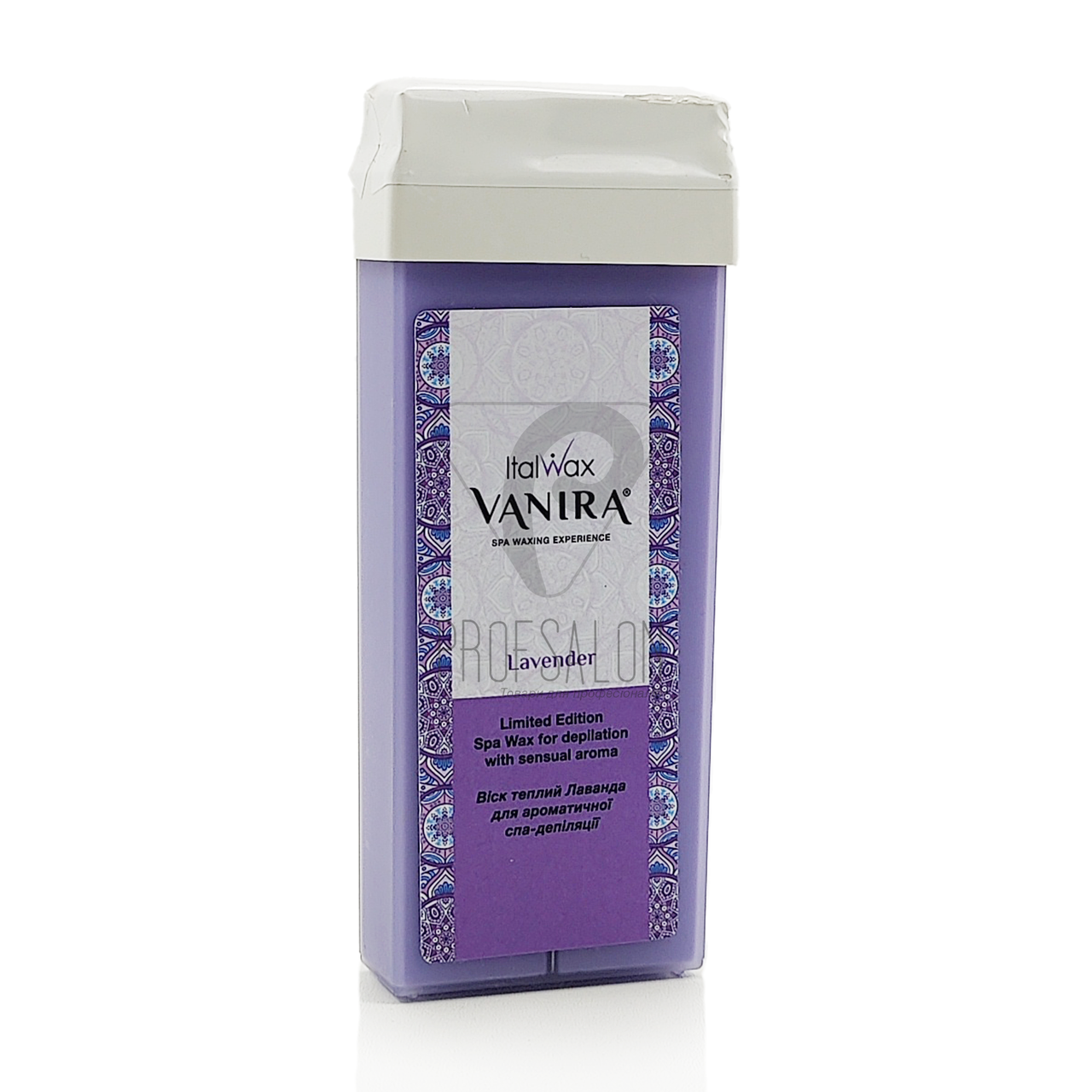 Віск для депіляції в касеті з роликом ItalWax Vanira Аromatic Spa Lavender - Лаванда 100 мл, фото 1