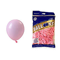 Повітряні кулі пастель рожевий 5" TT (TONGTAI), 200 штук
