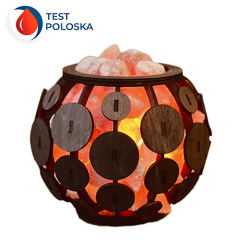 Соляна лампа "Сфера" 3 кг, фото 1