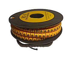 Маркер кабельний МК0 0,75-1,5 мм2 символ "земля" 1000 шт.