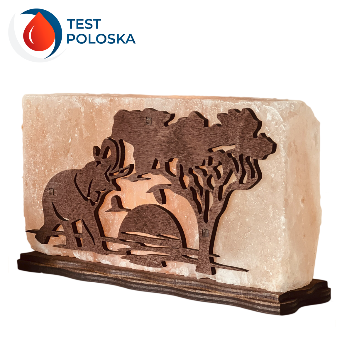 Соляна лампа "Африка" 2 кг