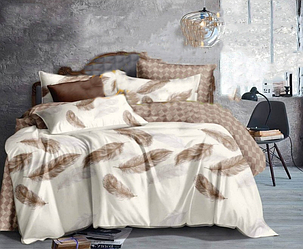 Євро комплект (Бязь) | Комплект постільної білизни "Легкість" | Простирадло 240х220 см