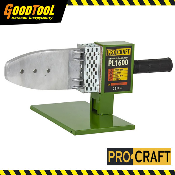 Паяльник для пластикових труб Procraft PL1600
