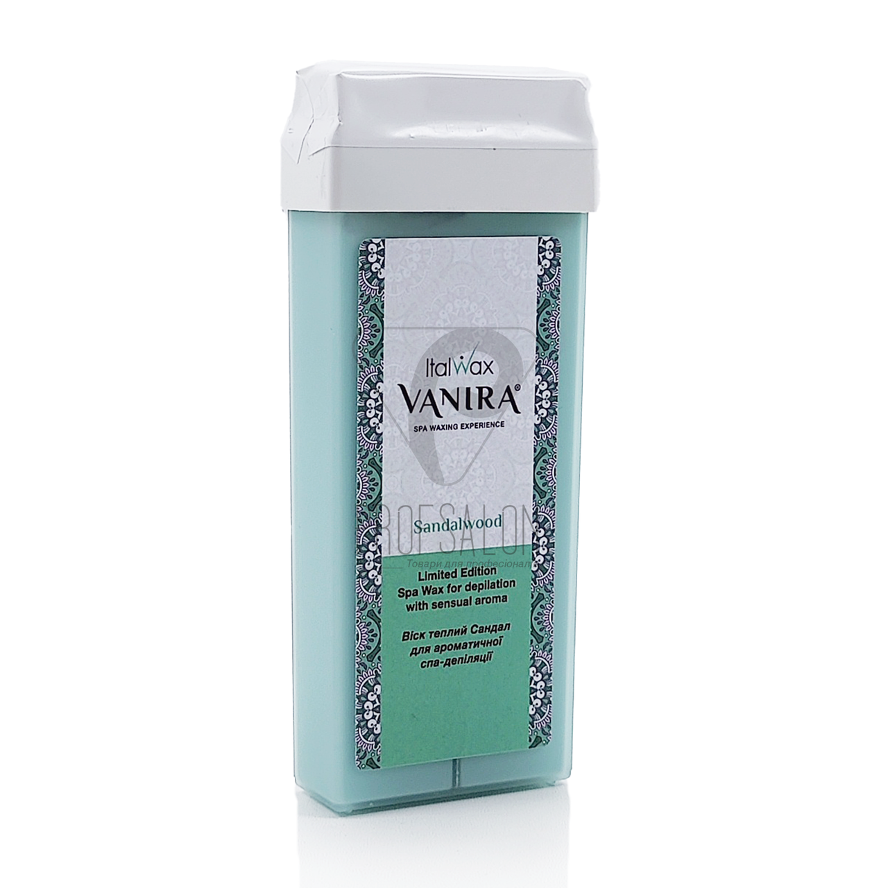 Віск для депіляції в касеті з роликом ItalWax Vanira Аromatic Spa Sandal - Сандал 100 мл, фото 1