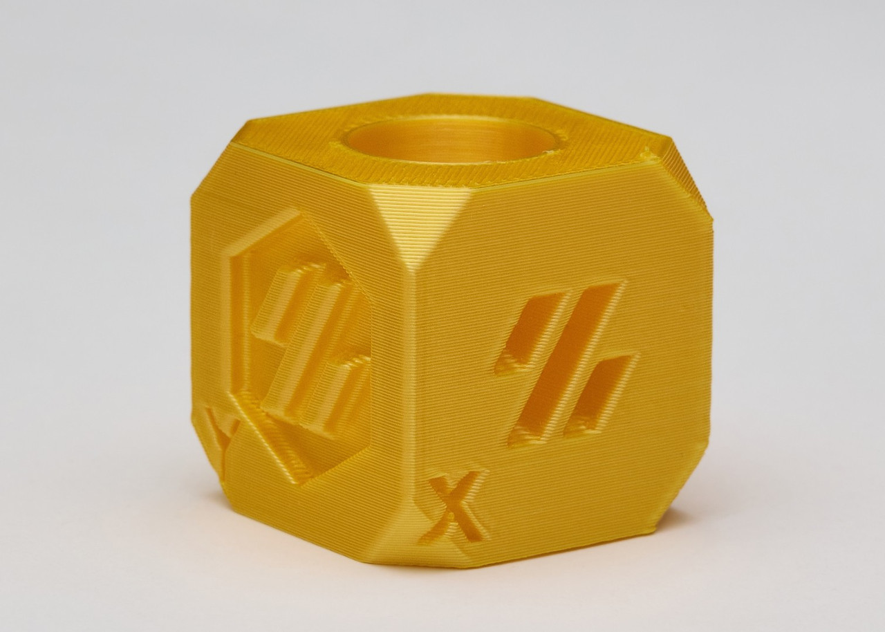Пластик філамент для 3D-друку UA3D PLA Silk YELLOW-GOLD 1.75мм, 1кг