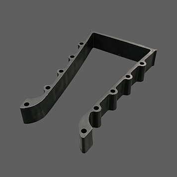 Фурнітура для пошиття підсумка під магазин АК колір чорний гнучка пластикова вставка