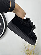 Лофери жіночі зимові MalinDagely C601-4M замшеві чорні, фото 8