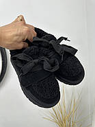 Лофери жіночі зимові MalinDagely C601-4M замшеві чорні, фото 9