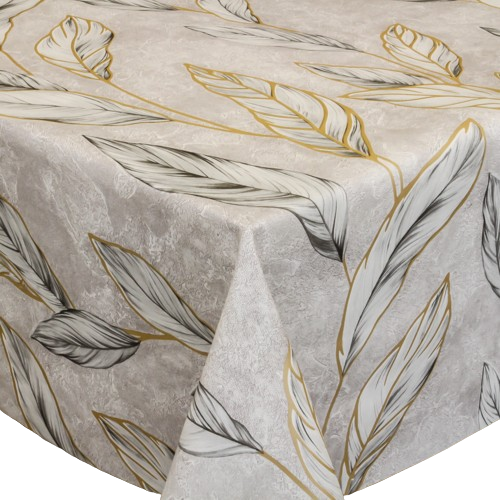 Клейонка на тканинній основі для столу  Металева шкіра