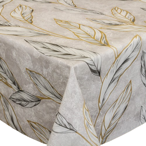 Клейонка на тканинній основі для столу Металева шкіра, фото 1