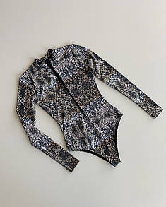 Суцільний купальник Ocean у принті пітон