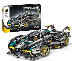 Конструктор JKC 7105 “Автомобіль”, 1028 дет., масштаб 1:14, гумові шини