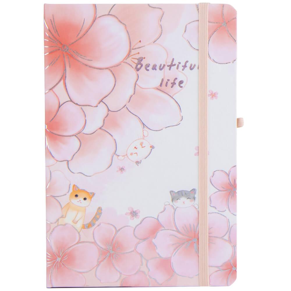 Блокнот «Квітуча сакура», 4 види (лінія) ELISEY, фото 1