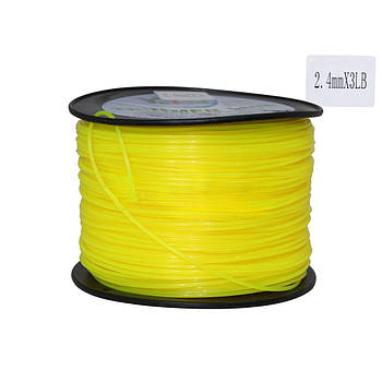 Бухта волосіні 2,4 х 3LB зірка жовта