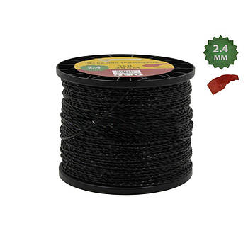 Бухта волосіні 2,4 х 3LB кручена (295 м.)