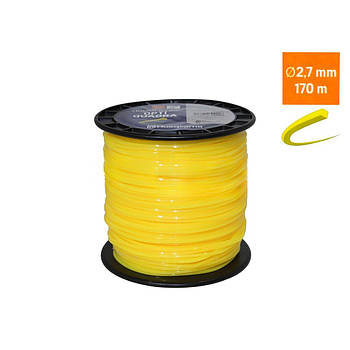 Бухта волосіні Husqvarna Ø2,7 мм x 170 м квадратна