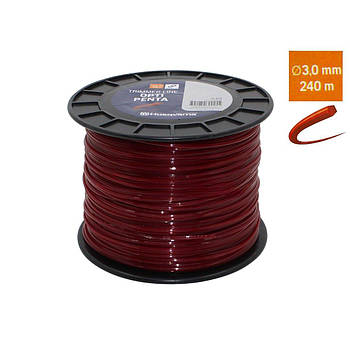 Бухта волосіні Husqvarna Ø3,0 мм x 240 м зірка