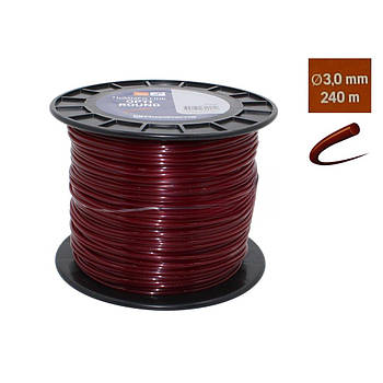 Бухта волосіні Husqvarna Ø3,0 мм х 240 м кругла