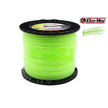 Бухта волосіні OLEO-MAC Ø3,0 мм х 223 м кругла з кордом