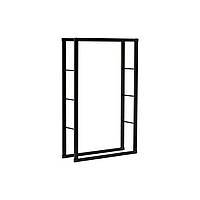 Стеллаж для дров от 30 см стальной нагрузка 130 кг (80х25 см) высота 100 см VOREL 33315