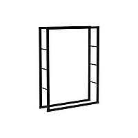 Стелаж для дров від 30 см сталевий навантаження 130 кг (100х25 см) висота 100 см VOREL 33317