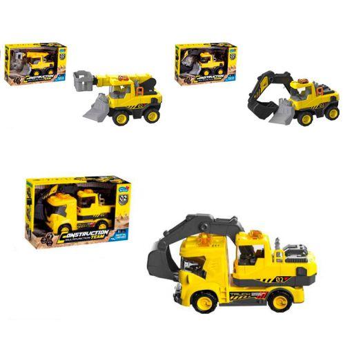 Будтехніка інерція, 18см, звук, світло, рухливі деталі, 3 види, на бат(табл), в кор. 24*15*9см  (48шт), фото 1