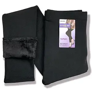 Збільшені утеплені лосини на хутрі гладь "Kenalin" XL-6XL (50-62 розмір) 1штуп