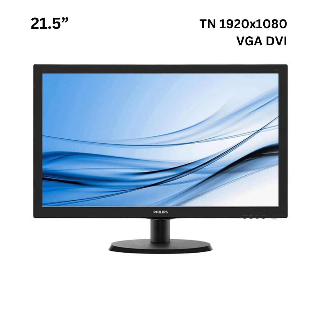 Монітор 21.5” Philips 223V5L/TN 1920x1080 Full HD/VGA DVI Б/В