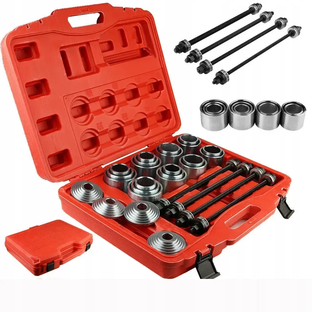 Набір для демонтажу сайлентблоків, підшипників і втулок 28 ел. 34-82 мм SilverTools S10974