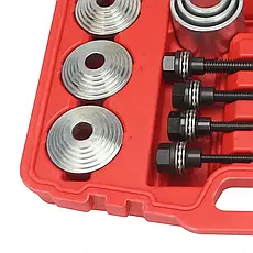 Набір для демонтажу сайлентблоків, підшипників і втулок 28 ел. 34-82 мм SilverTools S10974, фото 4