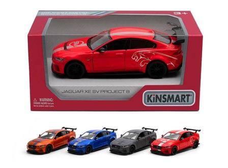 Машина легкова "5 Jaguar XE SV Project 8" метал., інерц., відкр., дв., 4 кольори, кор. 16*8*7,5см (96шт), фото 1