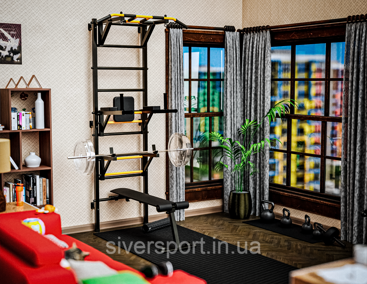 Шведська стінка RX (класичний турнік) RX-100 Maximum, фото 1