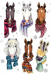 Вафельна картинка для кондитерських виробів "Символ року 2026", (лист А4)