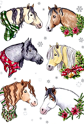 Вафельна картинка для кондитерських виробів "Символ року 2026", (лист А4)