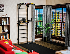 Шведська стінка RX-100 (класичний турнік) RX-100 Рress