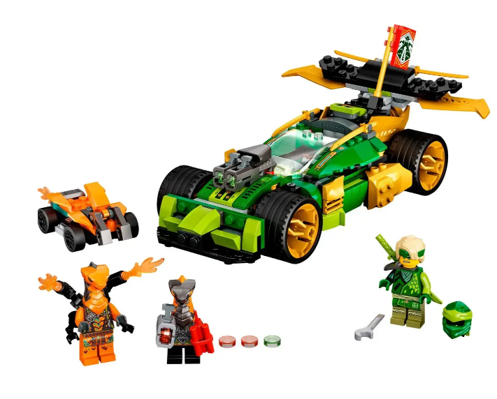 Конструктор Ніндзяго 60181 гоночний автомобіль Ллойда 3 в 1, 3 мініфі