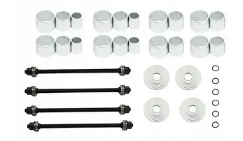 Комплект для демонтажу сайлентблоків, підшипників і втулок 28 ел. 34-82 мм SilverTools S10974, фото 2