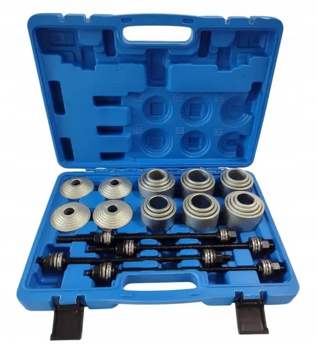 Комплект для демонтажу сайлентблоків, підшипників і втулок 28 ел. 34-82 мм SilverTools S10974