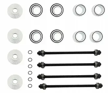 Комплект для демонтажу сайлентблоків, підшипників і втулок 28 ел. 34-82 мм SilverTools S10974, фото 3