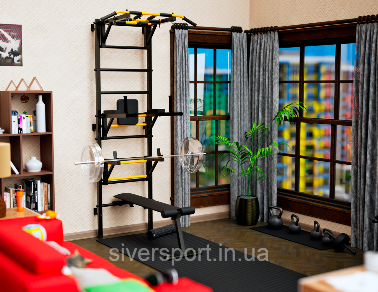 Шведська стінка RX (турник Рукохід) RX-101 Maximum, фото 1