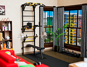 Шведська стінка RX (турник Рукохід) RX-101 Maximum